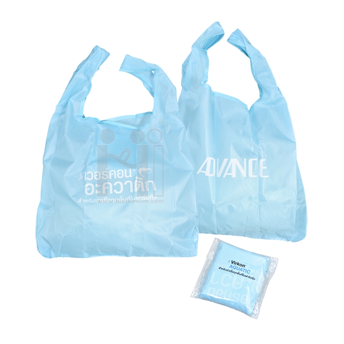 ถุงผ้าหูหิ้ว พับเก็บได้ 